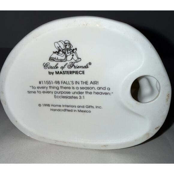 Circle of Friends Home Interiors Figurine 11551-98 'Fall Is In The Air' - Picture 3 of 3